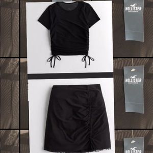 NWT Black mesh set